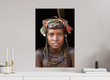 Timeless Beauty – Muacawana Woman, Angola – Fine Art Print under Acrylic Glass